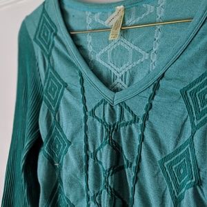 Blue long sleeve shirt